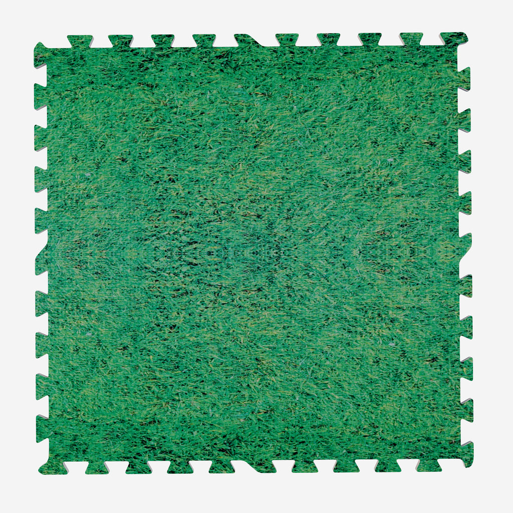 Treniņu paklājs 8 daļas 60 x 60 x 1,2 cm zāles dizains