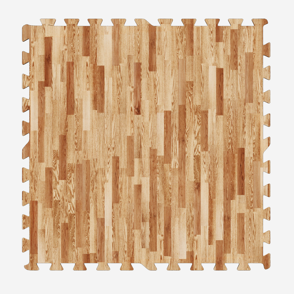 Treniņu paklājs, 8 gabali, 60 x 60 x 1,2 cm, koka raksts