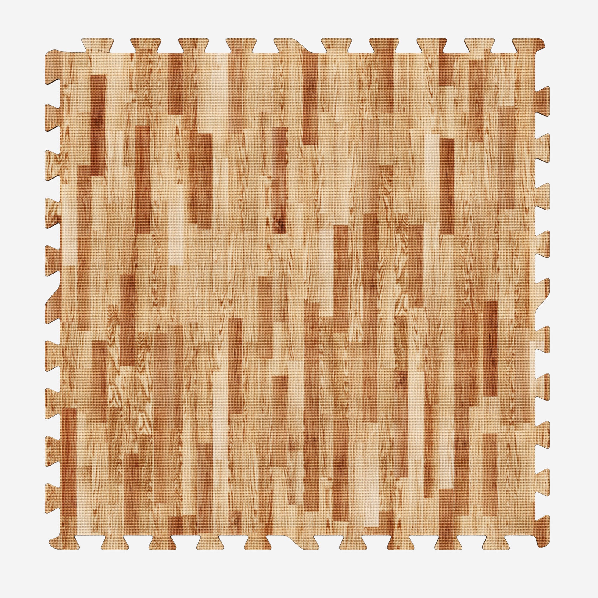 Treniņu paklājs, 8 gabali, 60 x 60 x 1,2 cm, koka raksts
