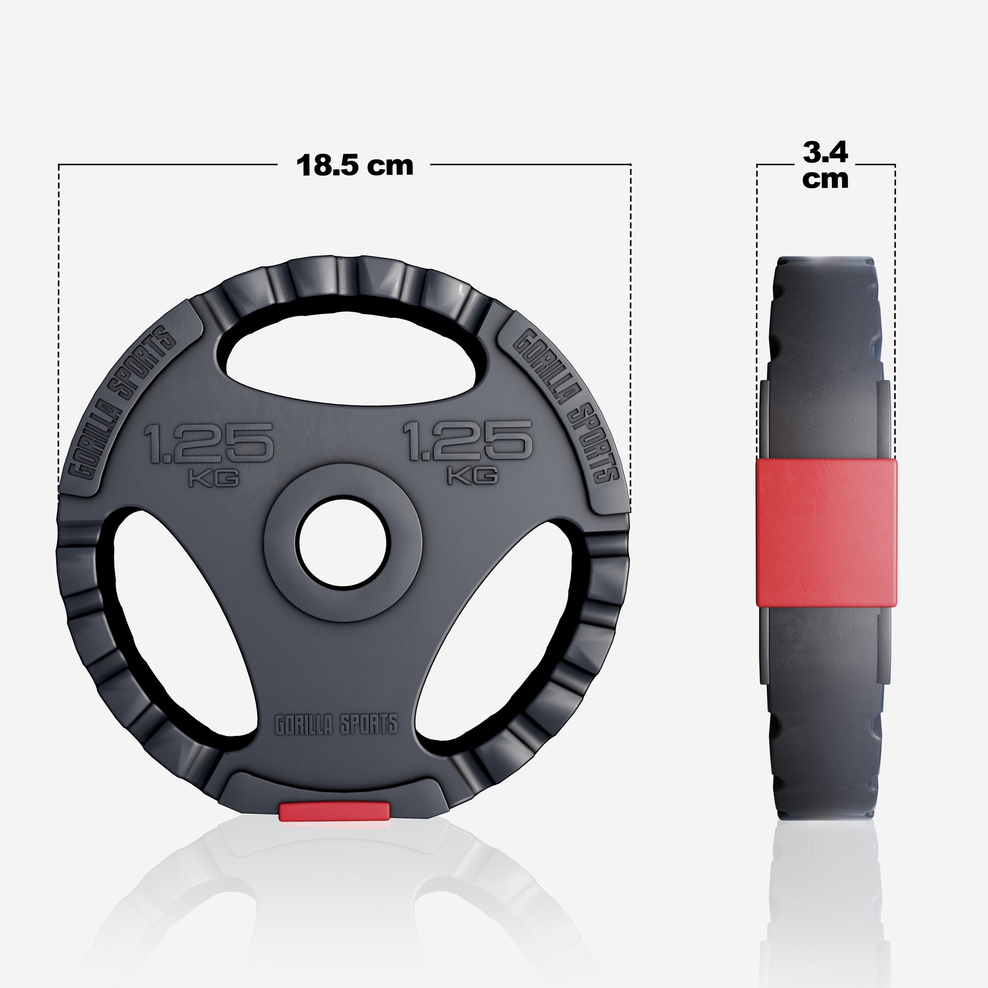 Vinila svaru disku komplekts ar rokturiem 17,5 kg