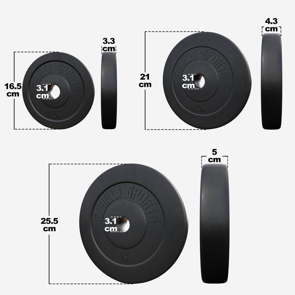 Vinila svaru disku komplekts 27,5 kg 30 mm