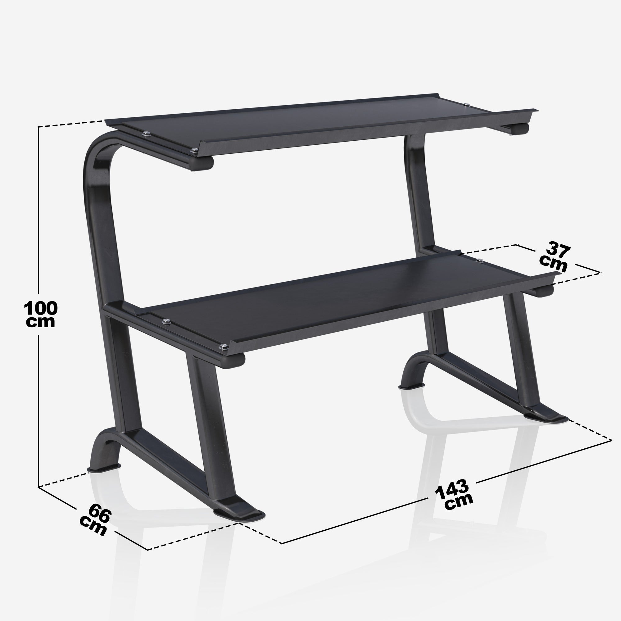 Hexagon hanteles komplekts 237 kg ar statīvu