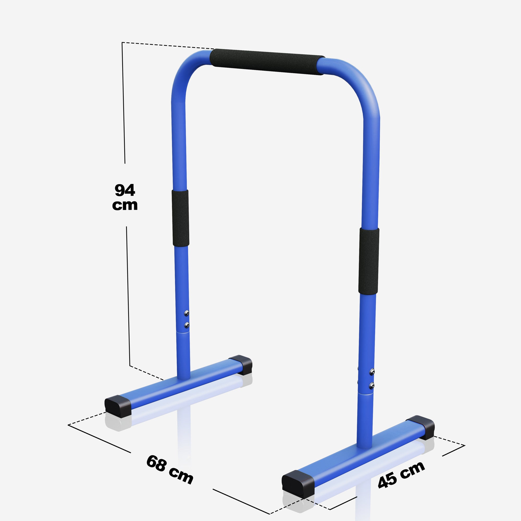 Līdztekas / atbalsta stieņi mājai 94 cm ķermeņa svara treniņiem