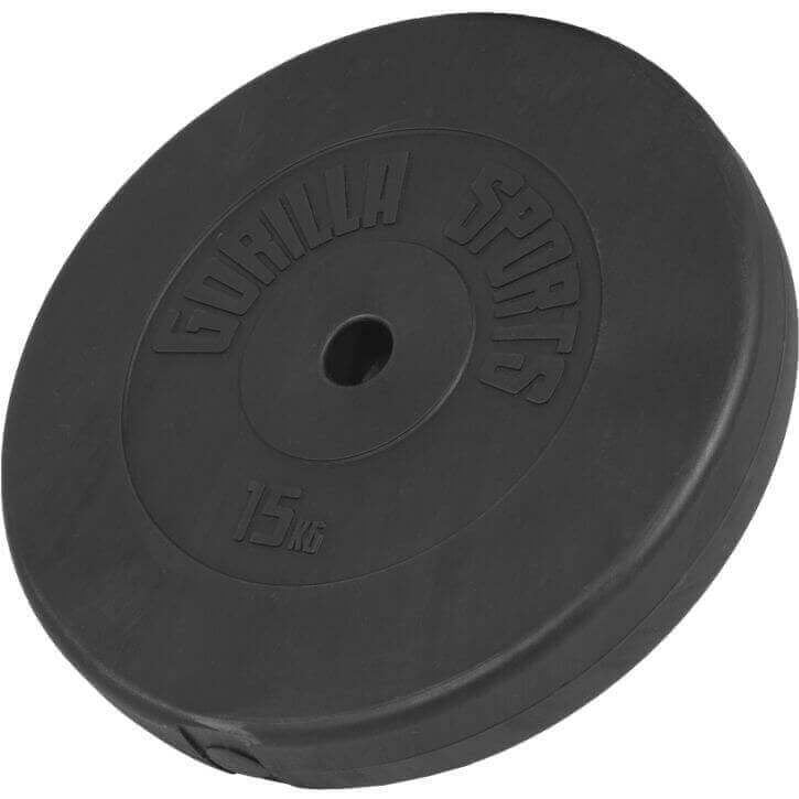 Ar vinilu pārklāts svaru disks 15 kg 30 mm