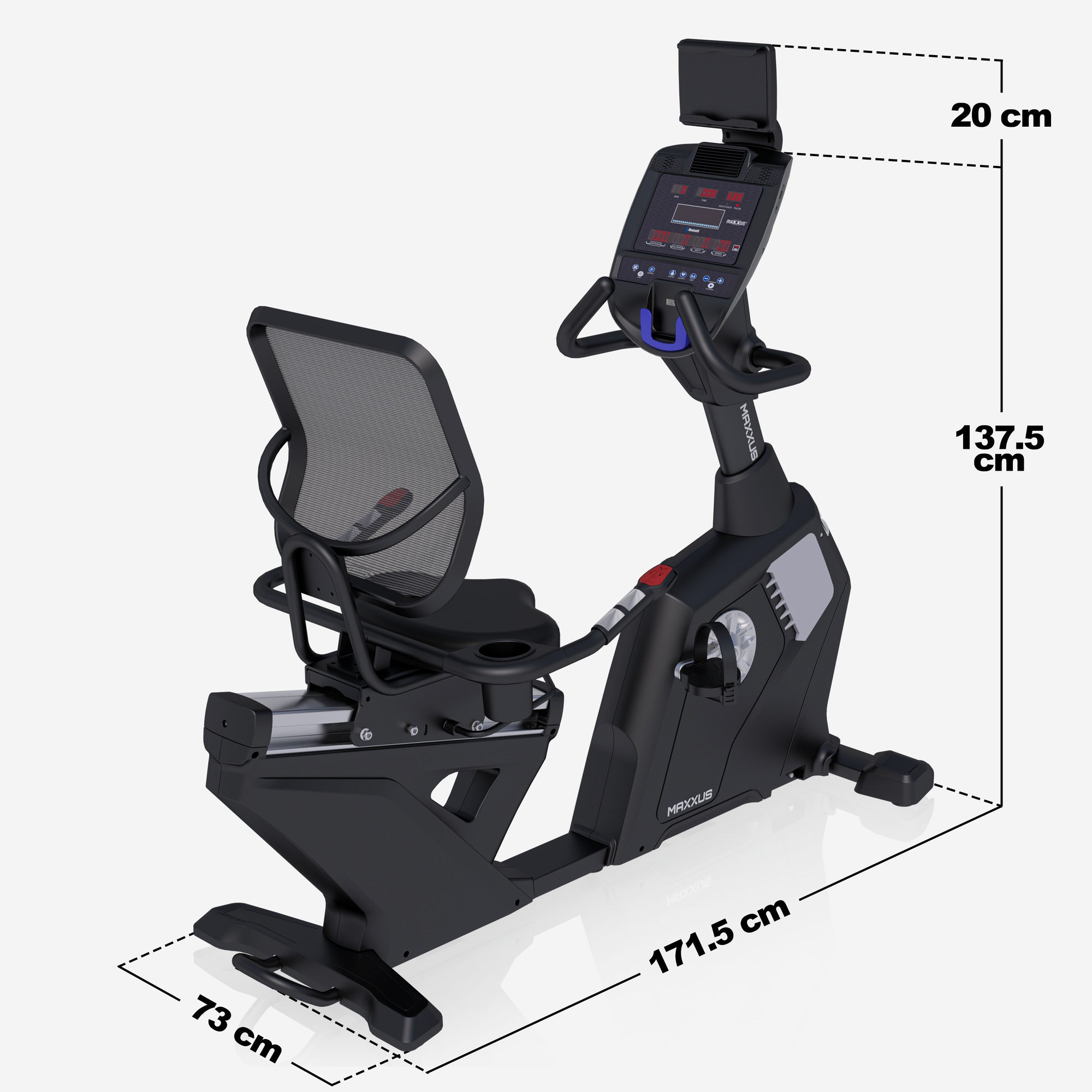 Rekumbents velotrenažieris 90R PRO ar ģeneratoru