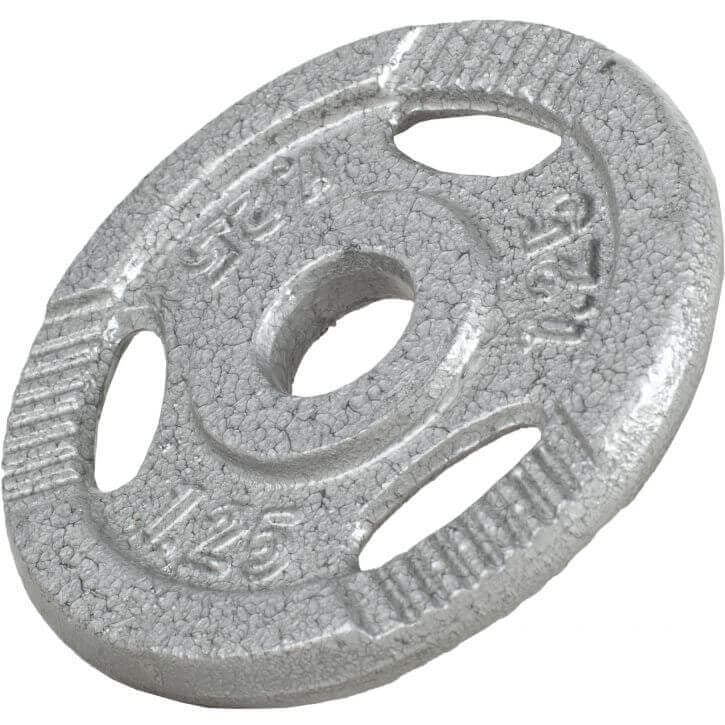 Čuguna svaru disks ar rokturiem 1,25 kg 30 mm