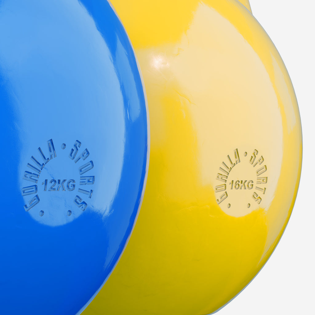Sacensību kettlebell komplekts 12 kg + 16 kg