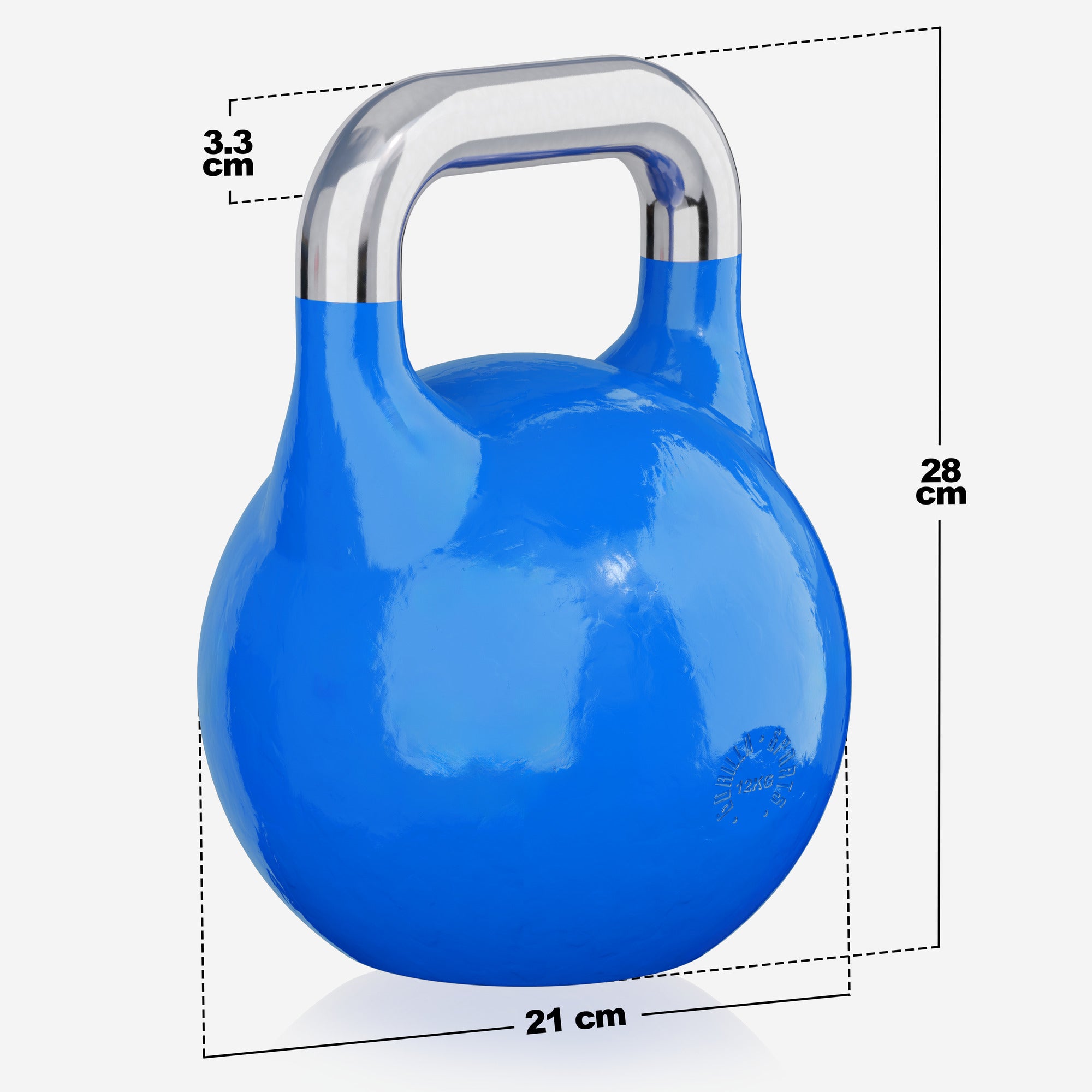 Sacensību kettlebell komplekts 12 kg + 16 kg