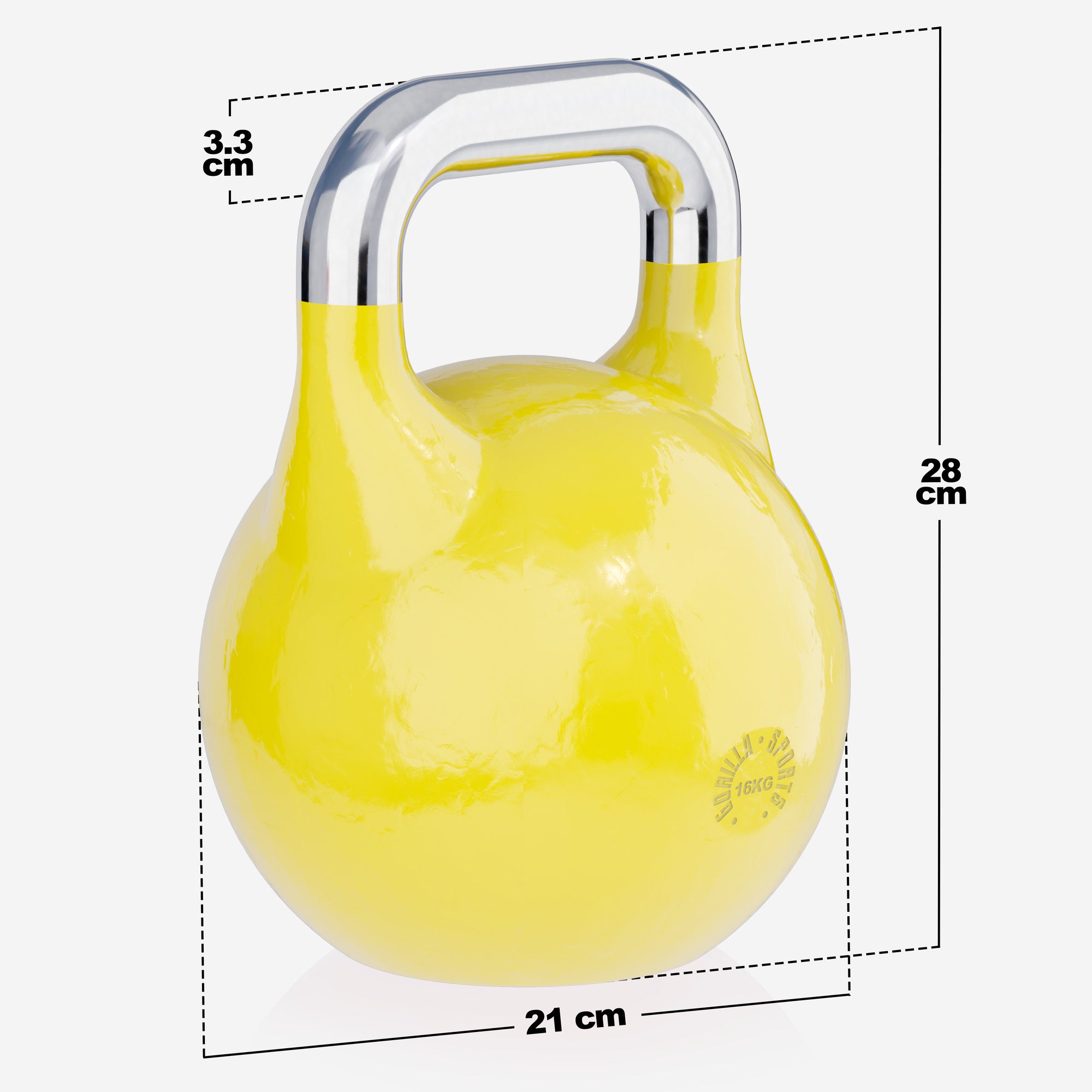 Sacensību kettlebell komplekts 12 kg + 16 kg