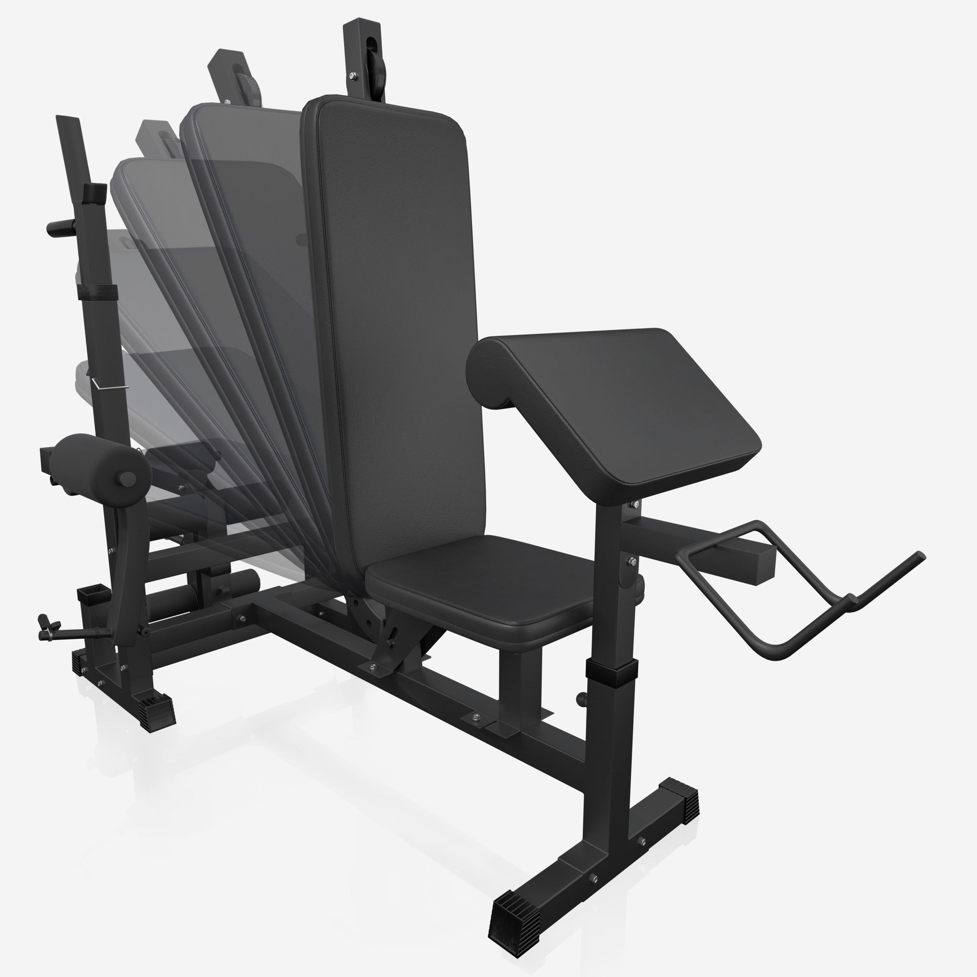 Daudzfunkcionāla treniņu stacija ar 100 kg Tri Grip svaru komplektu