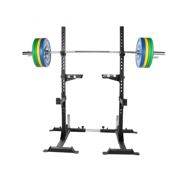 Half rack pietupienu statīvs un svaru stieņa komplekts 140 kg