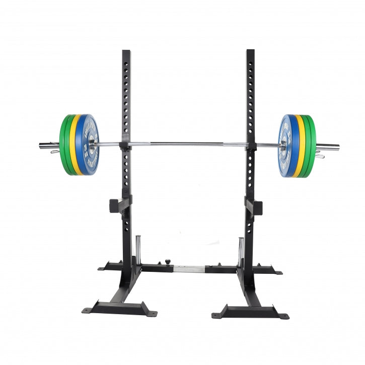Half rack pietupienu statīvs un svaru stieņa komplekts 140 kg