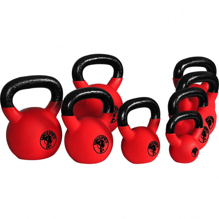 Pro kettlebell komplekts 144 kg, 4–32 kg