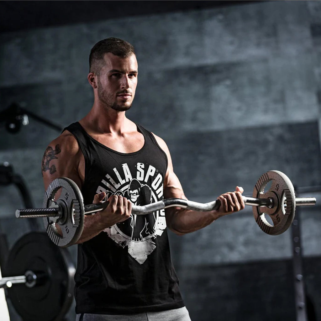 Tri Grip stieņa un disku komplekts 35 kg ar EZ stieni