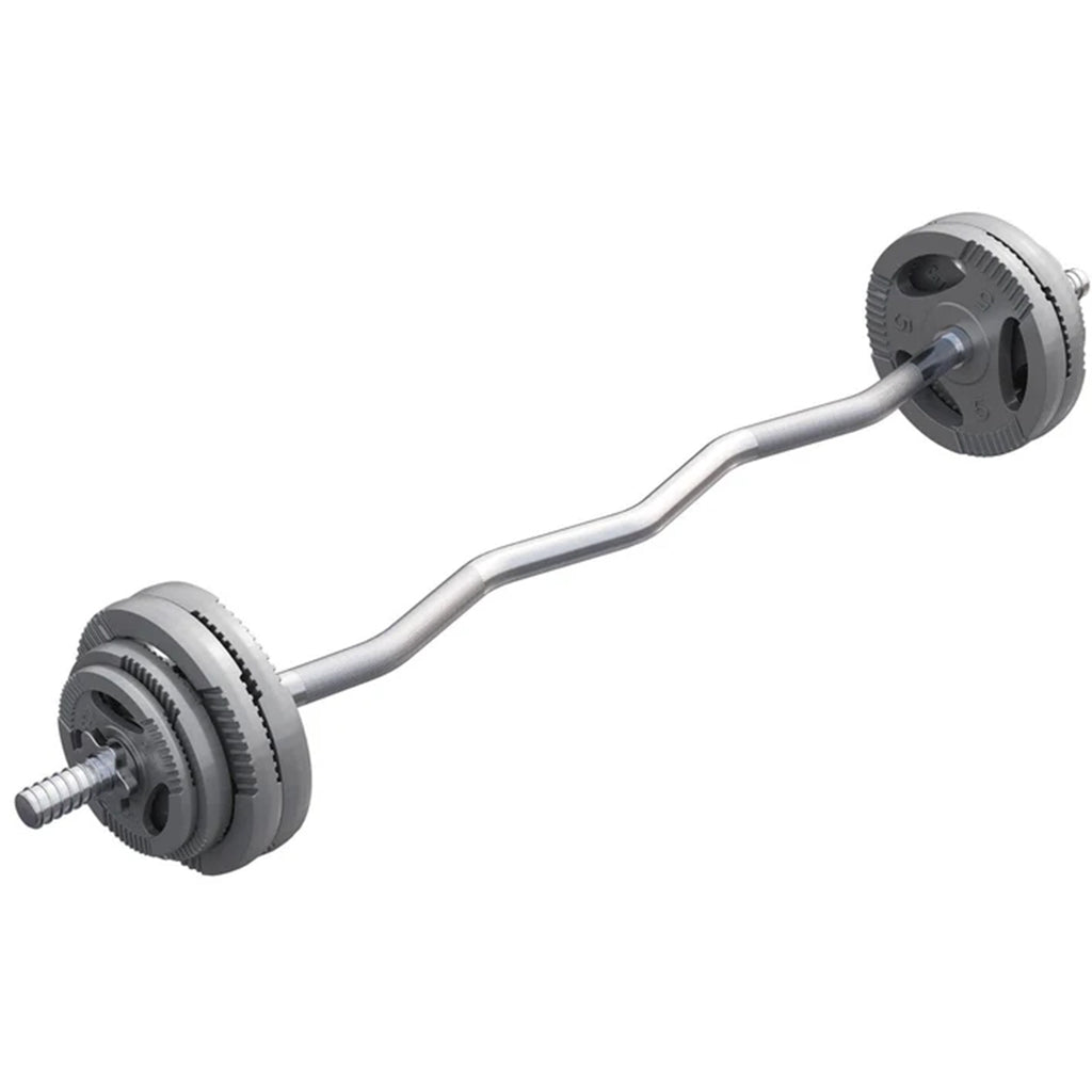 Tri Grip stieņa un disku komplekts 35 kg ar EZ stieni