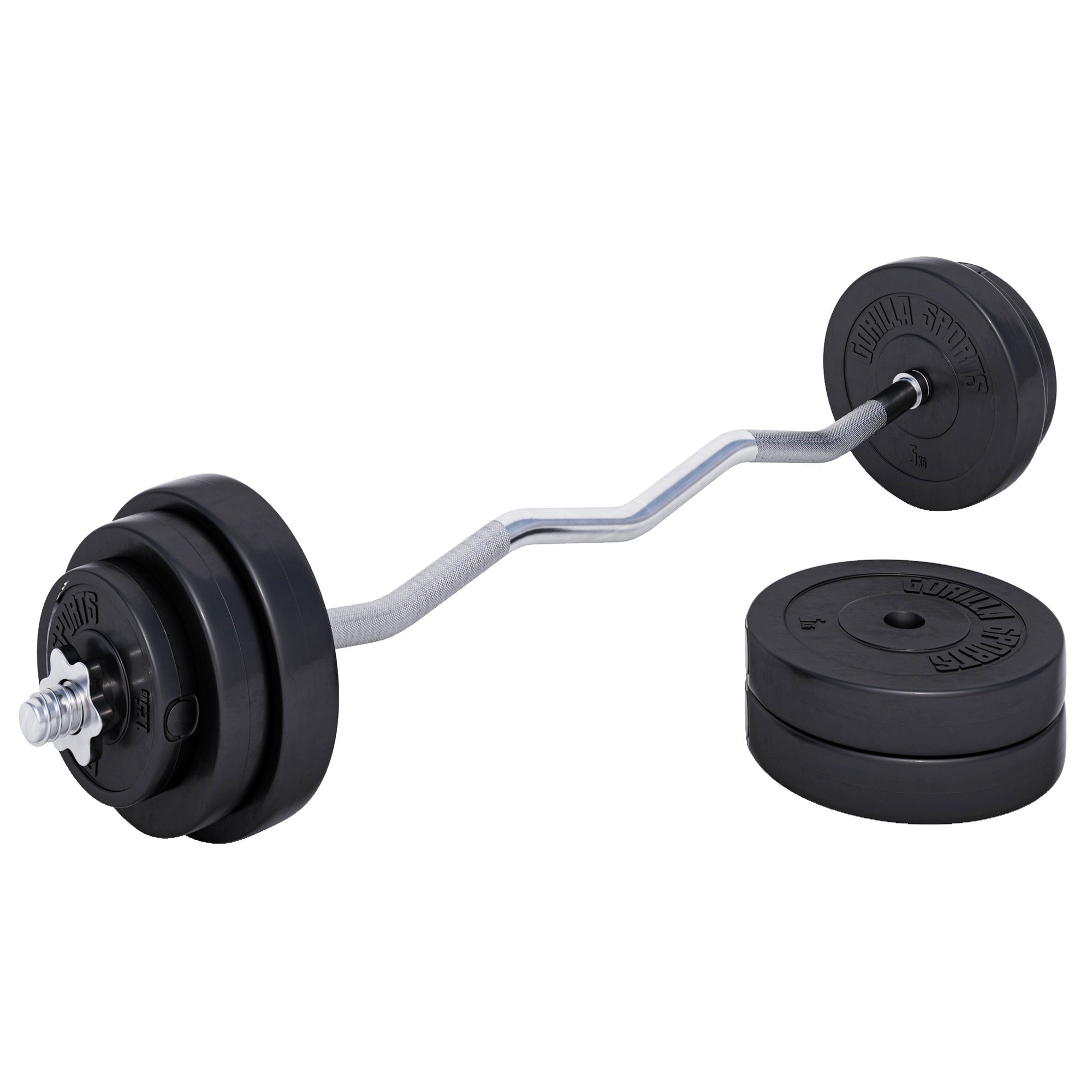 Vinila stieņa un disku komplekts 35 kg ar EZ stieni