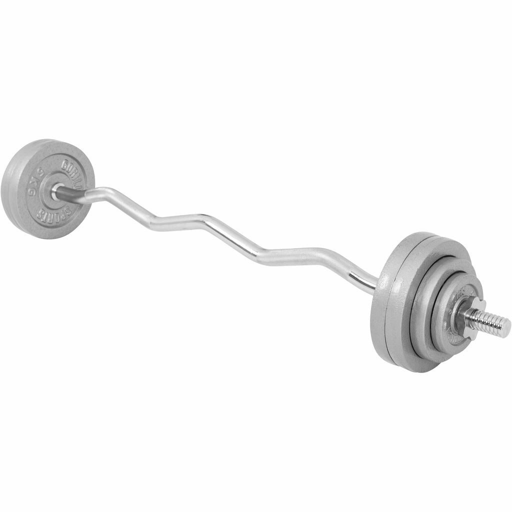 Čuguna stieņa un disku komplekts 35 kg ar EZ stieni