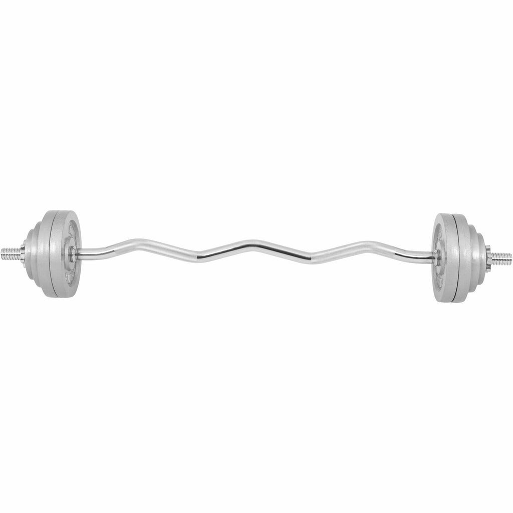 Čuguna stieņa un disku komplekts 35 kg ar EZ stieni