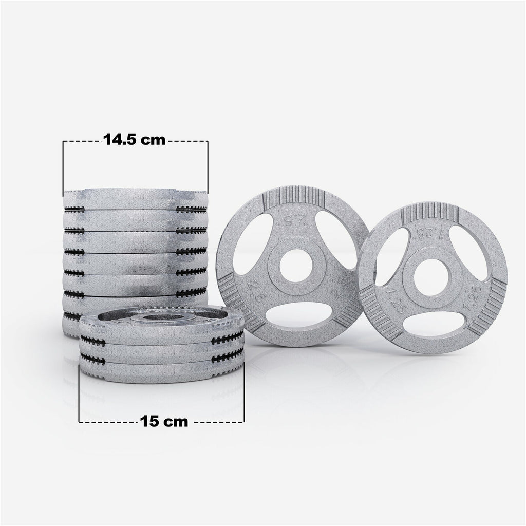 Tri Grip čuguna hanteļu komplekts 30 kg