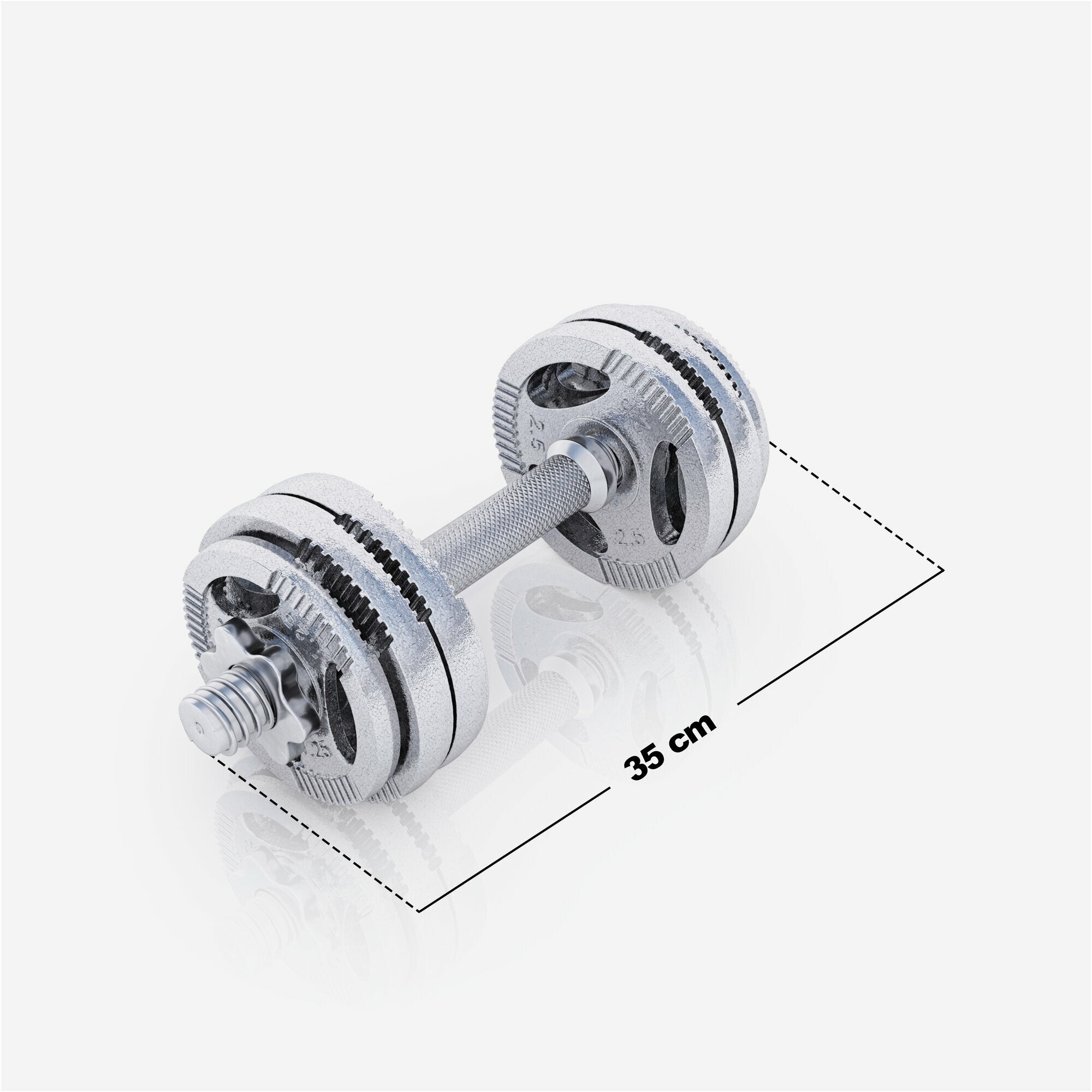 Tri Grip čuguna hanteļu komplekts 30 kg