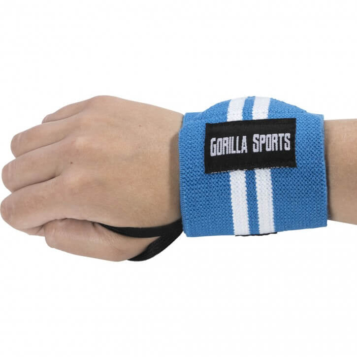 Plaukstu locītavu saites sporta zālei ar īkšķa cilpu, 2 gab.