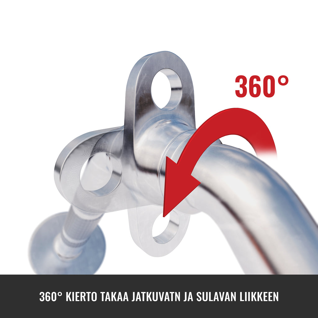 Rotējošs ergo rokturis / V-stienis trenažiera blokam 35 cm