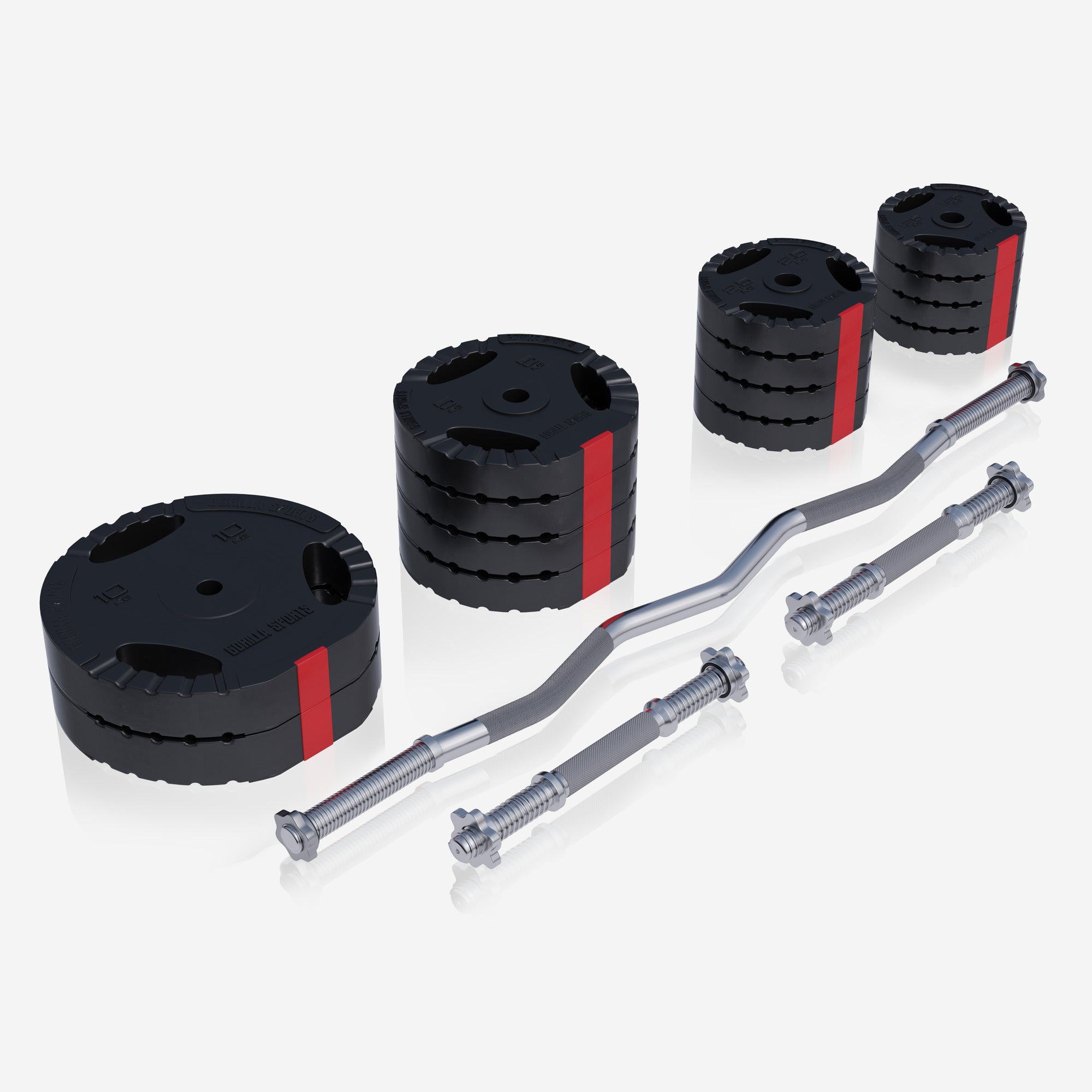Vinila Tri Grip stieņa komplekts 70 kg