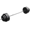 Stieņa un disku komplekts 60 kg ar taisno stieni