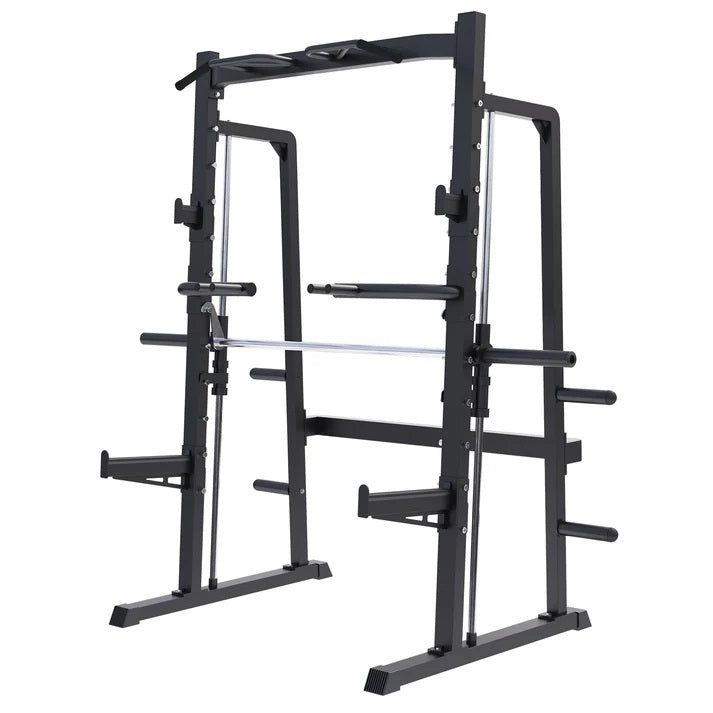 Half Rack Smith trenažieris ar svaru disku turētājiem