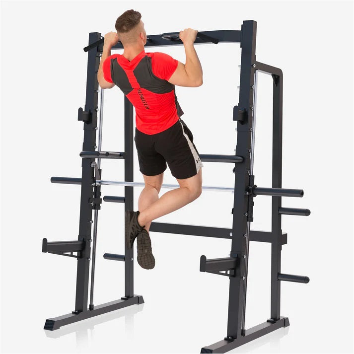 Half Rack Smith trenažieris ar svaru disku turētājiem