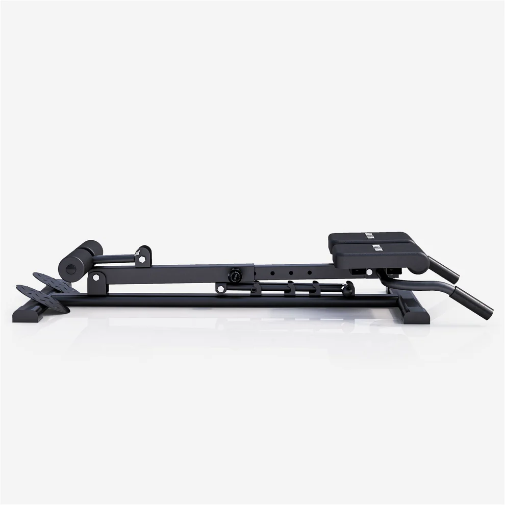 Saliekams muguras treniņu sols 150 kg, melns
