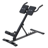 Saliekams muguras treniņu sols 150 kg, melns