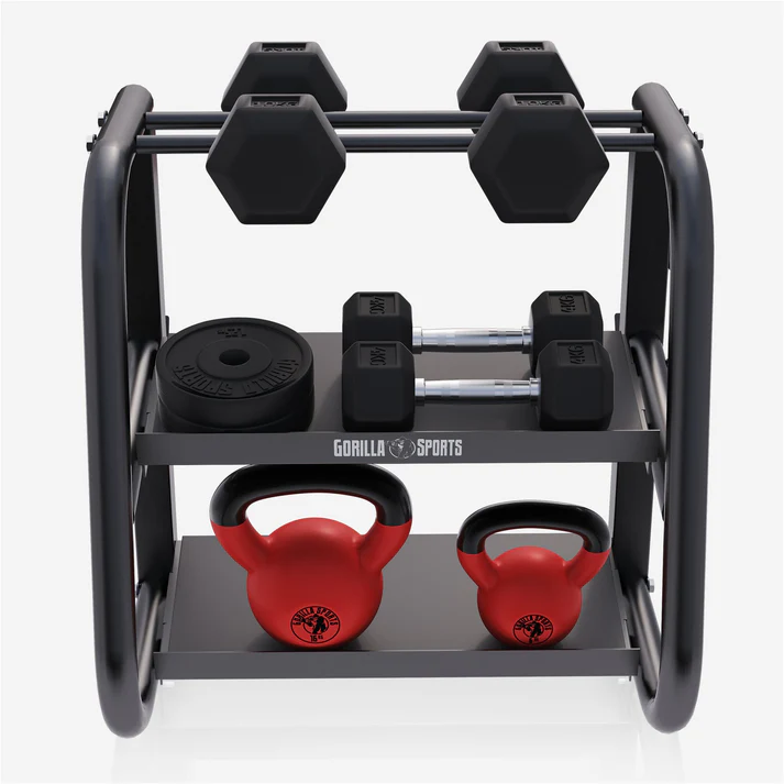 2 līmeņu hanteļu statīvs max 300 kg