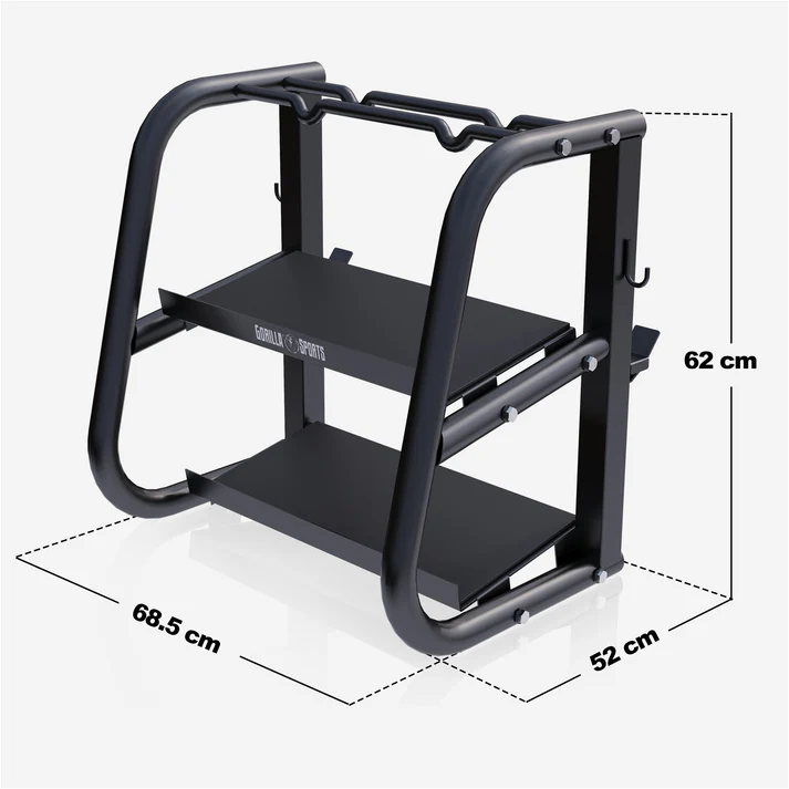 2 līmeņu hanteļu statīvs max 300 kg