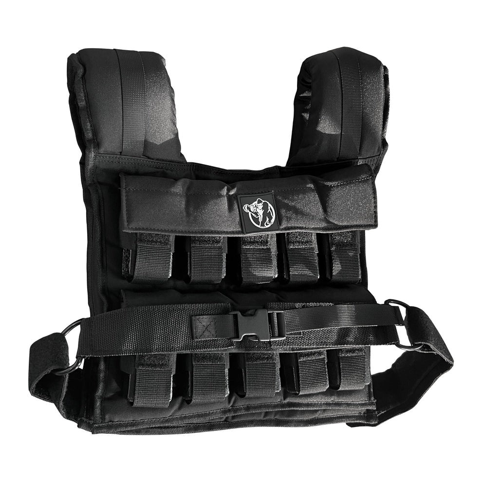 Regulējama svaru veste 30 kg, melna
