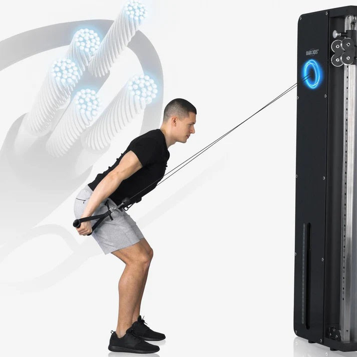 SmartGym H1 sienas troses trenažieris ar 60 kg svaru bloku