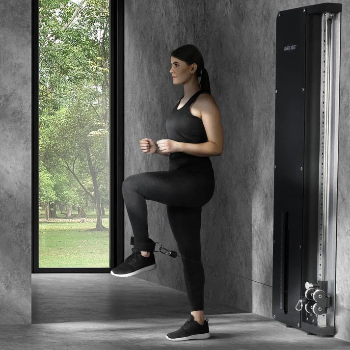 SmartGym H1 sienas troses trenažieris ar 60 kg svaru bloku