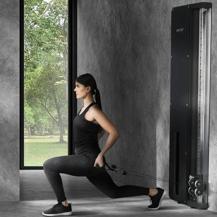 SmartGym H1 sienas troses trenažieris ar 60 kg svaru bloku