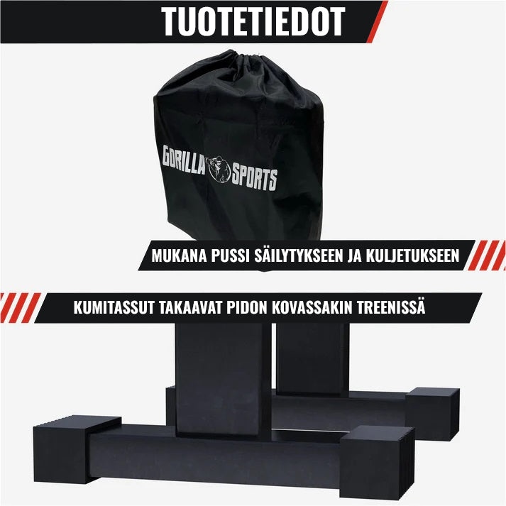 Atspiešanās rokturi koks/tērauds 2 gab.