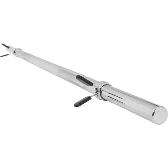 Taisns svaru stienis 120 cm ar atsperu fiksatoriem, 30 mm