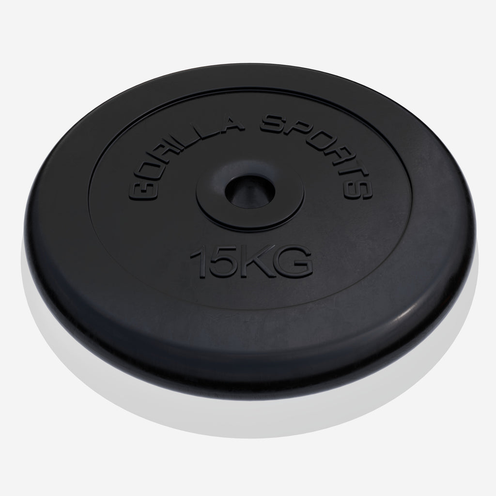 Ar gumiju pārklāts svaru disks 15 kg 30 mm