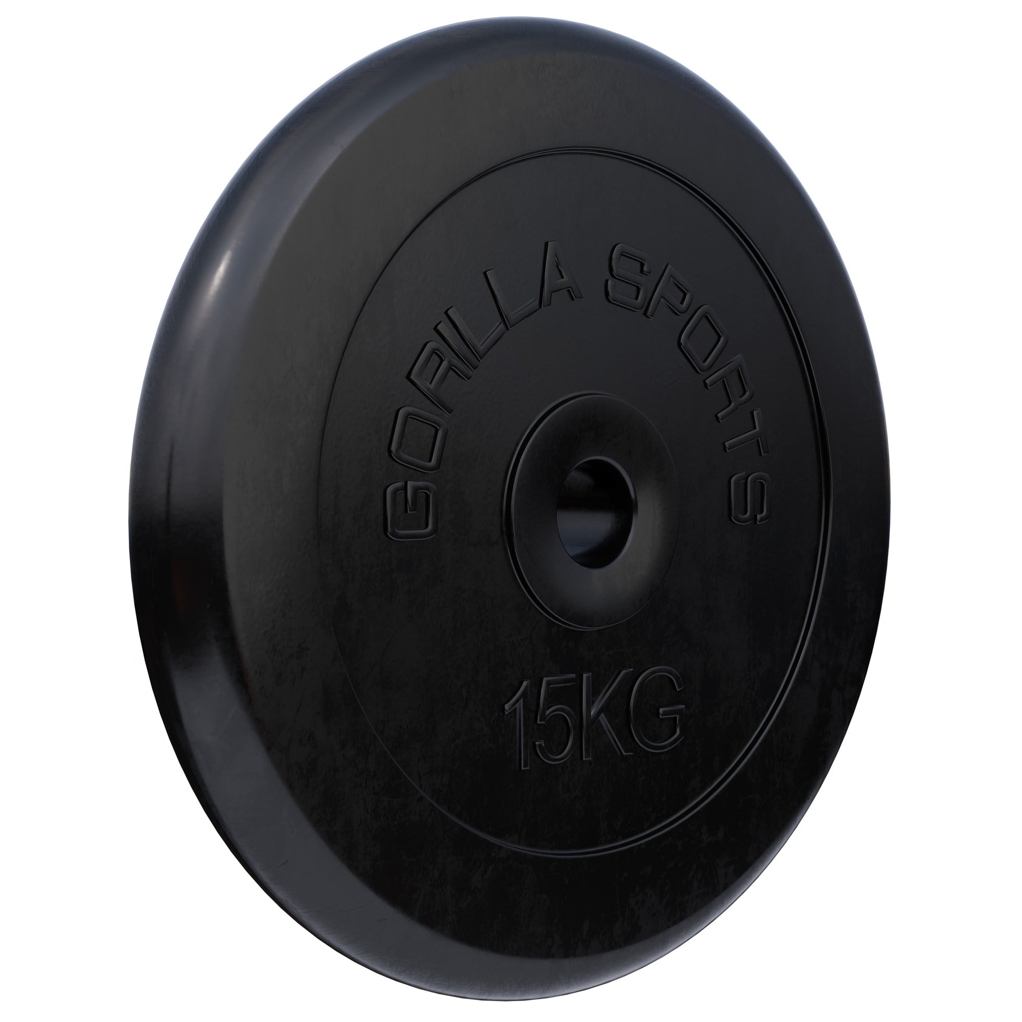 Ar gumiju pārklāts svaru disks 15 kg 30 mm