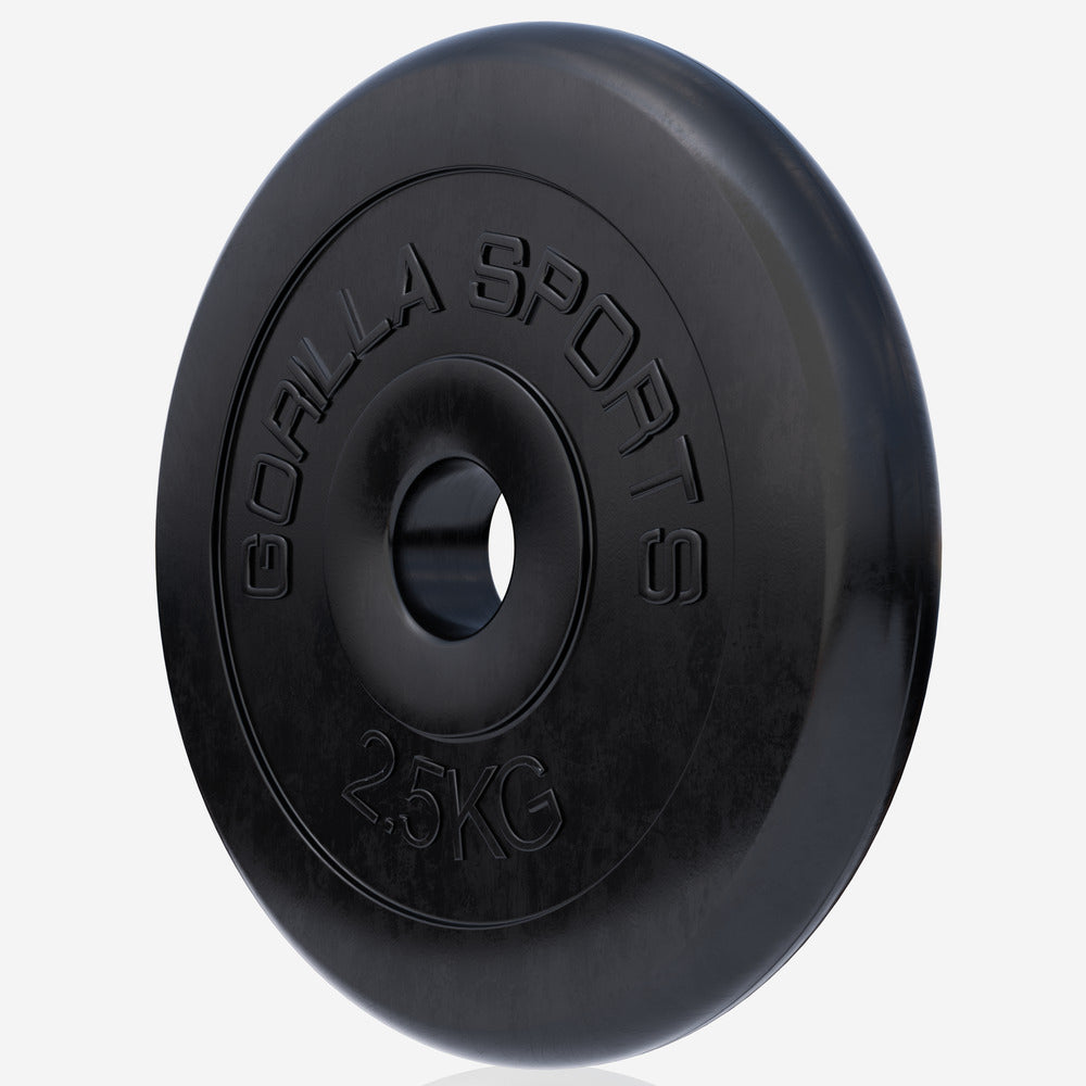 Ar gumiju pārklāts svaru disks 2,5 kg, 30 mm
