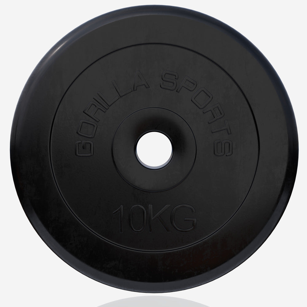 Ar gumiju pārklāts svaru disks 10 kg 30 mm