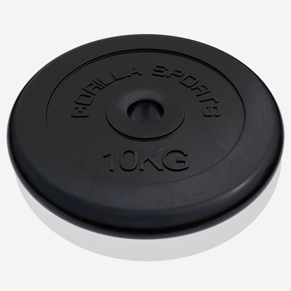 Ar gumiju pārklāts svaru disks 10 kg 30 mm