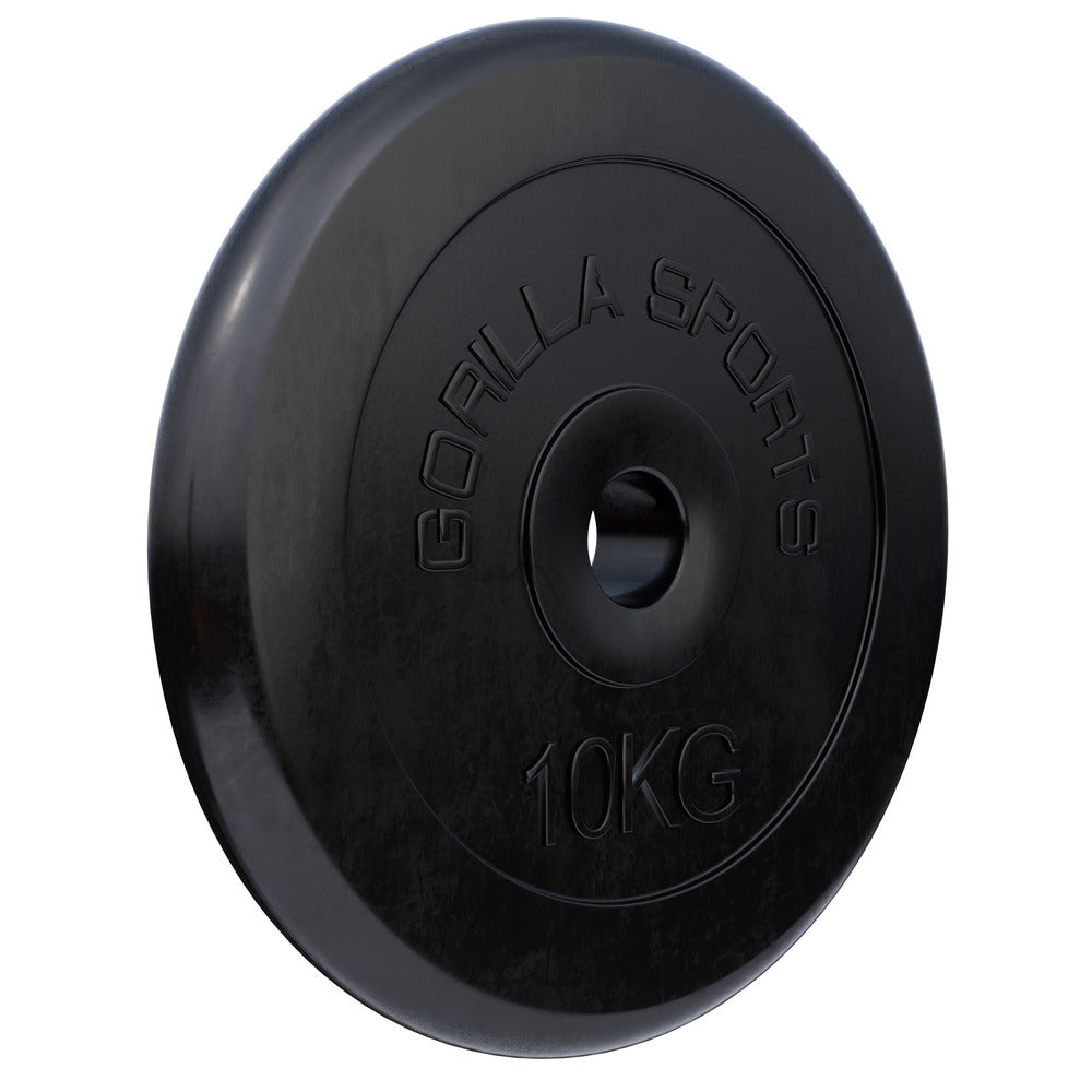 Ar gumiju pārklāts svaru disks 10 kg 30 mm