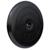 Ar gumiju pārklāts svaru disks 10 kg 30 mm
