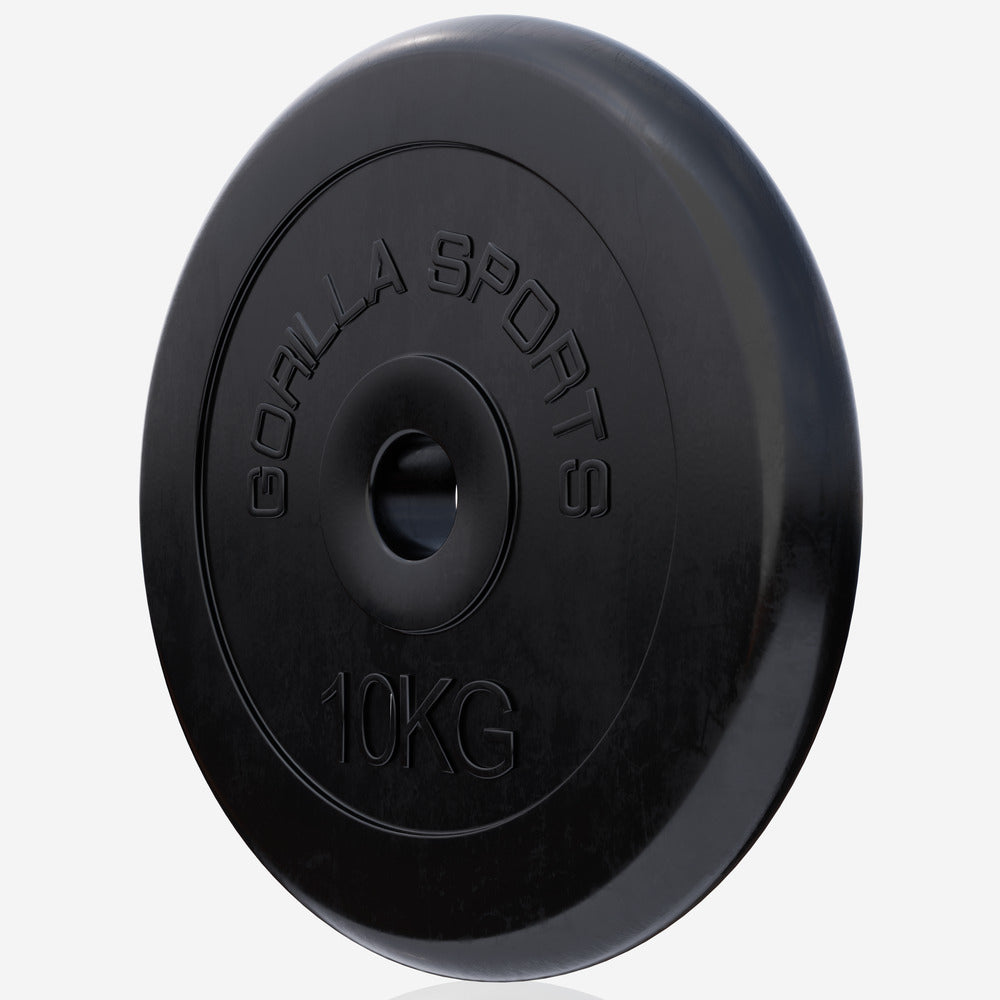 Ar gumiju pārklāts svaru disks 10 kg 30 mm