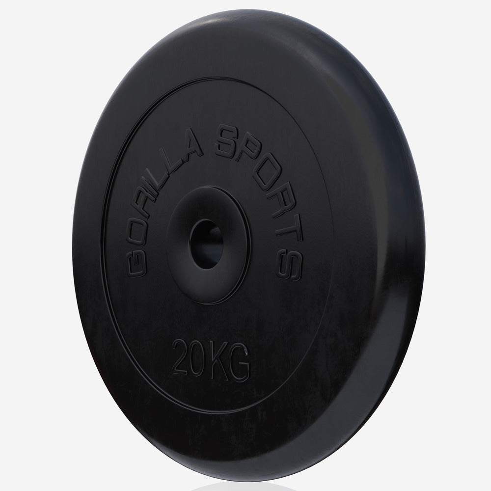 Ar gumiju pārklāts svaru disks 20 kg, 30 mm