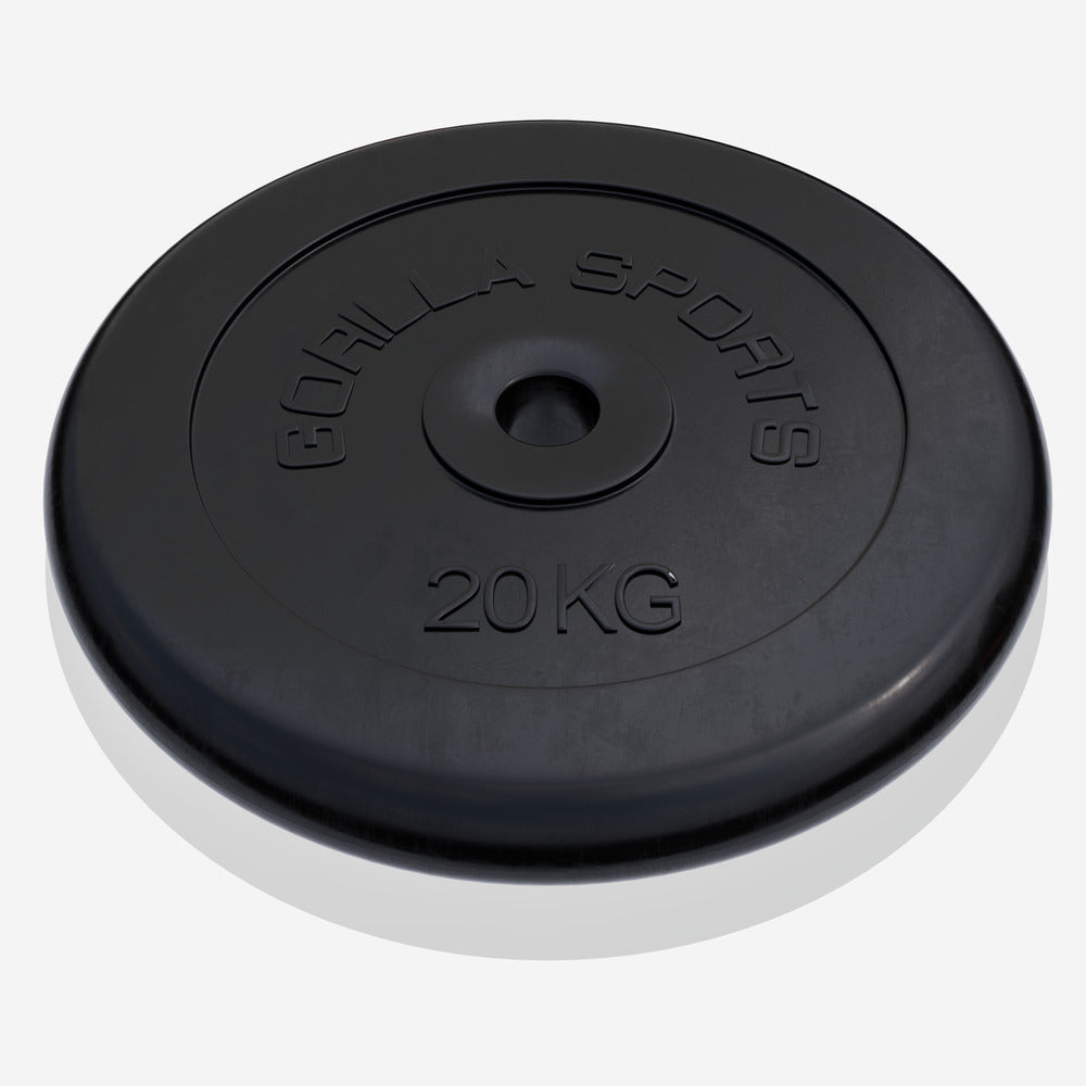 Ar gumiju pārklāts svaru disks 20 kg, 30 mm